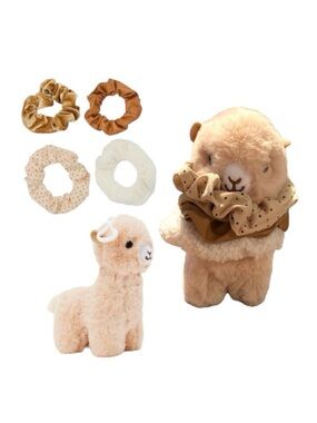 Llama Clip Keychain & Hair Scrunchies
